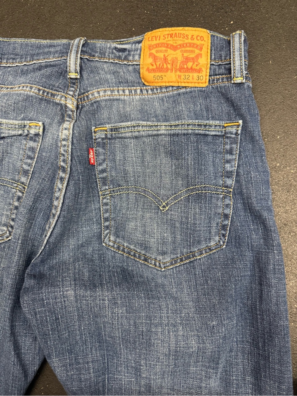 Levi's 505 Regular Fit Men’s Jeans - Blue 32x27